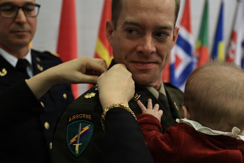 MAJ Eyerly promotion ceremony