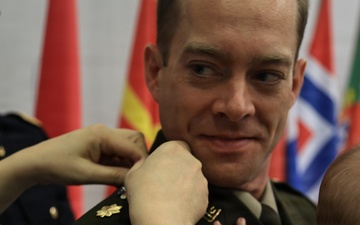 MAJ Eyerly promotion ceremony