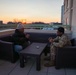 A Mississippi Army National Guard Soldier participates in a father-son interview