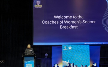 Marines Sponsor 2026 Coaches of Women’s Soccer Breakfast