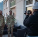 Mississippi Army National Guard Soldiers participate in a father-son interview