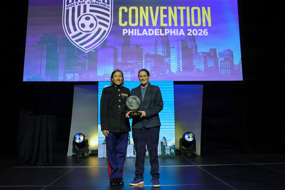 Marines Sponsor 2026 Coaches of Women’s Soccer Breakfast