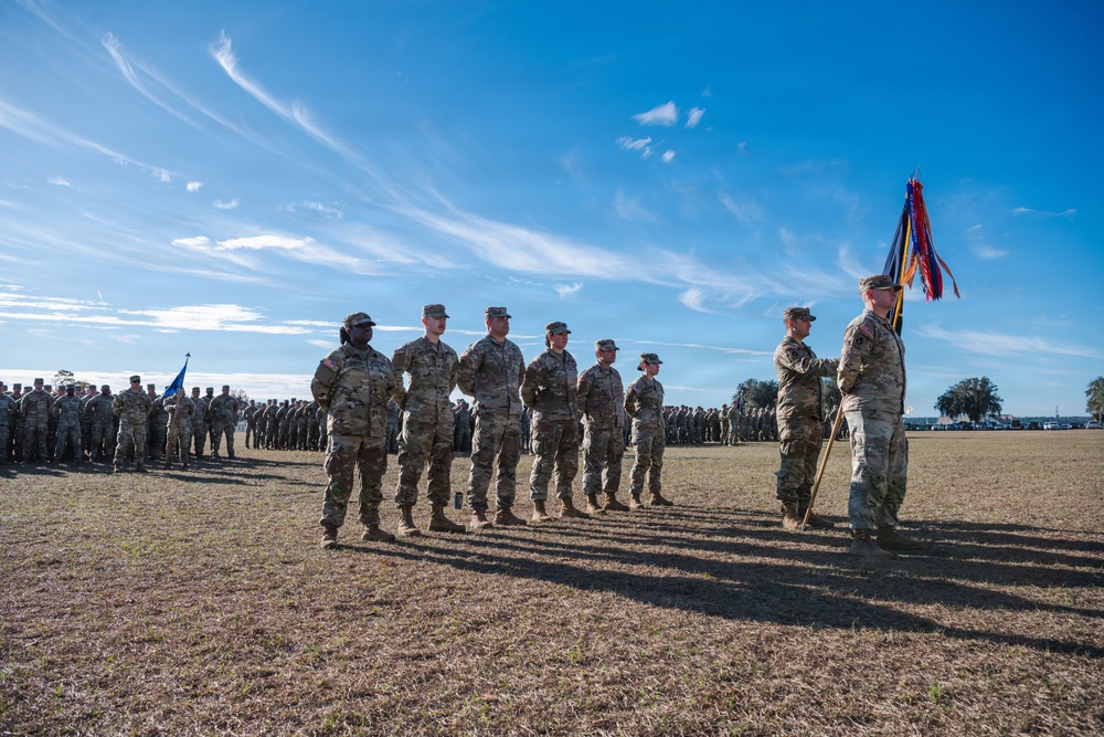 Departure Ceremony 2nd Battalion, 124th Infantry Regiment