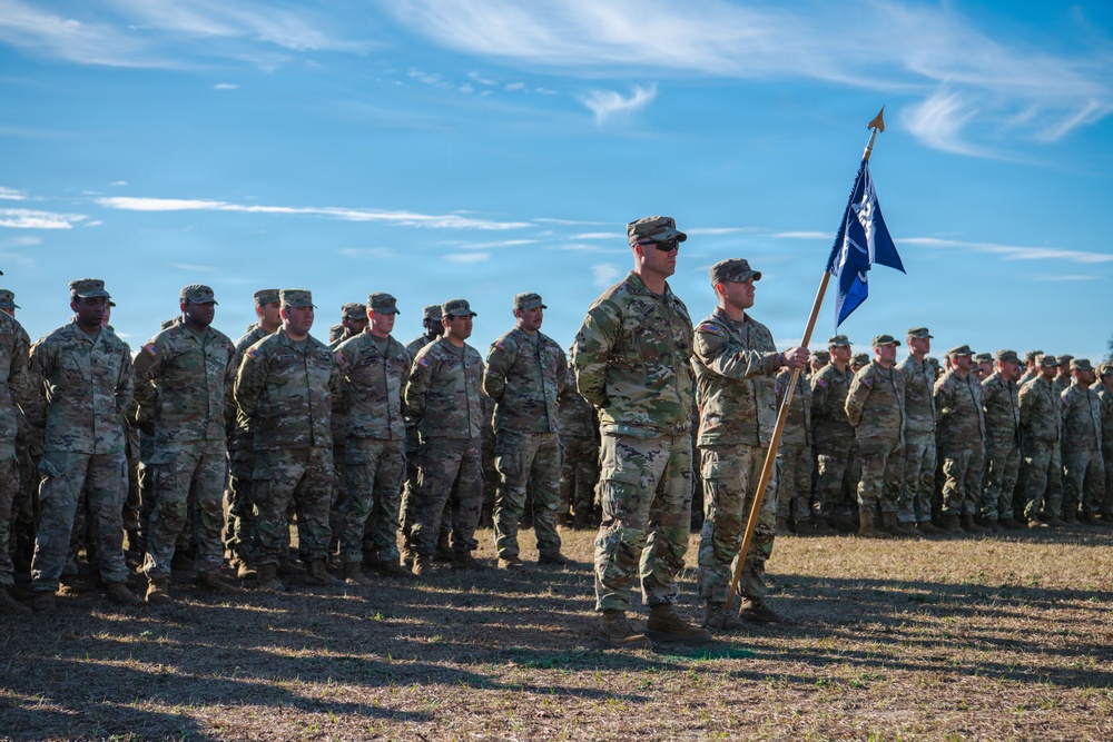 Departure Ceremony 2nd Battalion, 124th Infantry Regiment