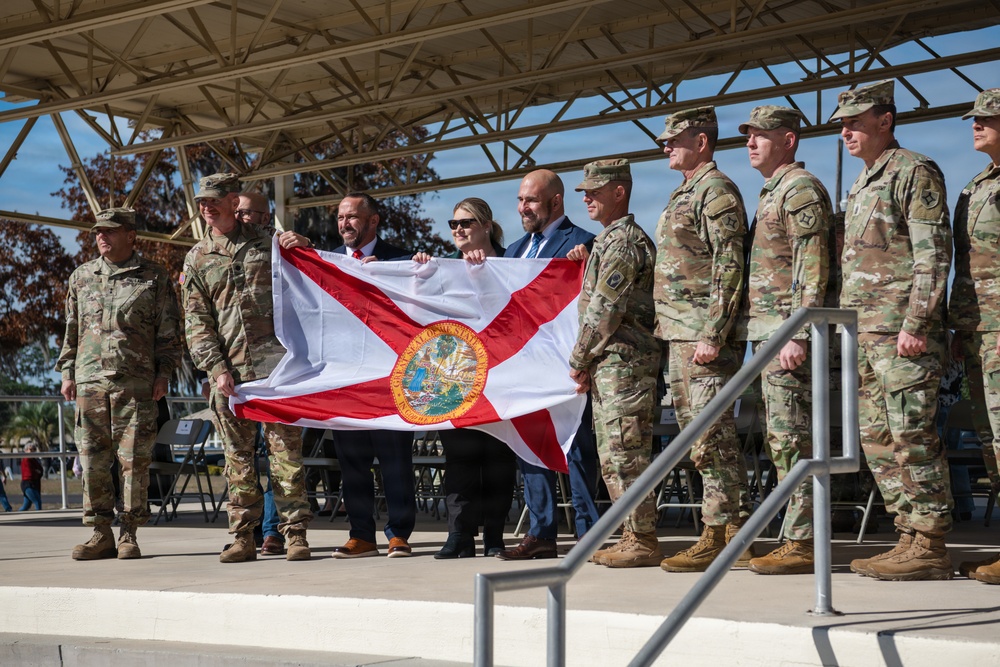 Departure Ceremony 2nd Battalion, 124th Infantry Regiment