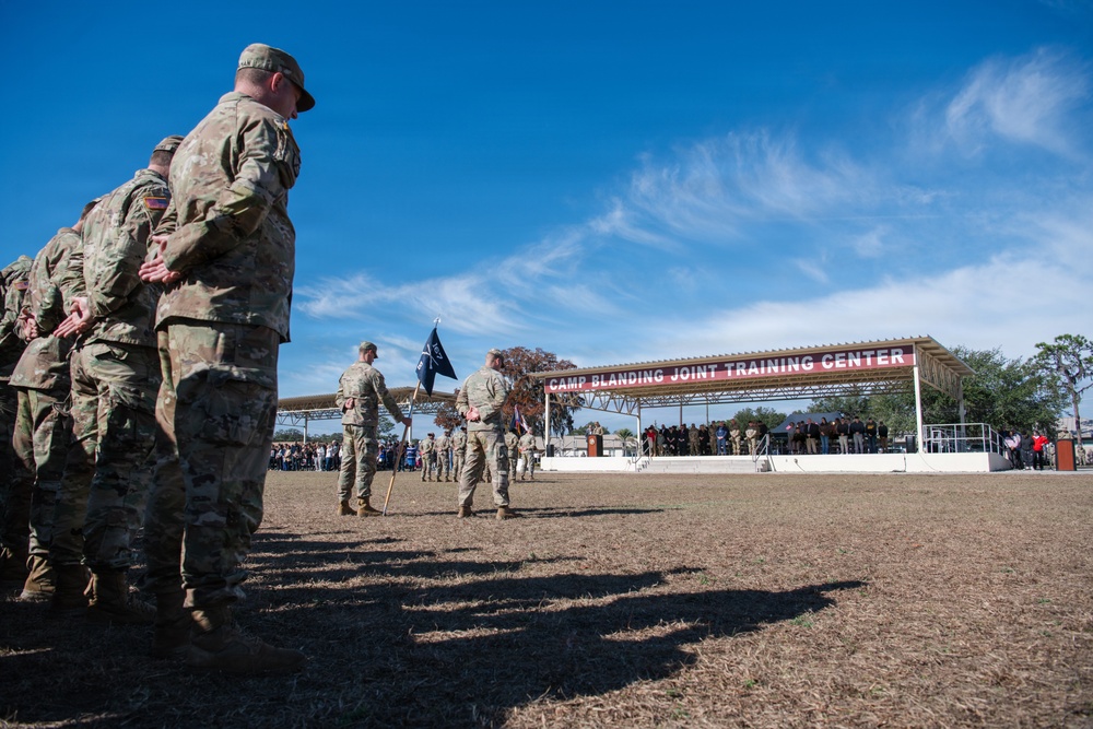 Departure Ceremony 2nd Battalion, 124th Infantry Regiment