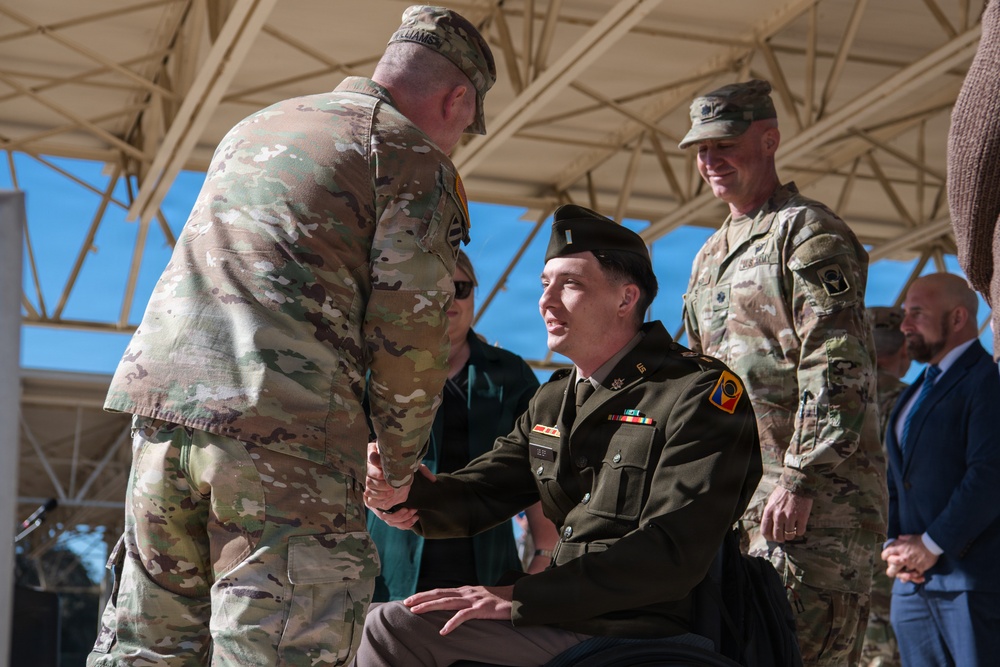 Departure Ceremony 2nd Battalion, 124th Infantry Regiment