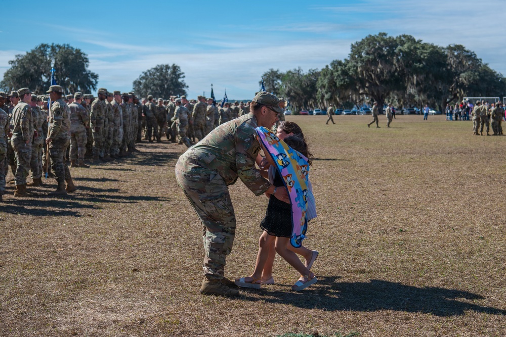 Departure Ceremony 2nd Battalion, 124th Infantry Regiment