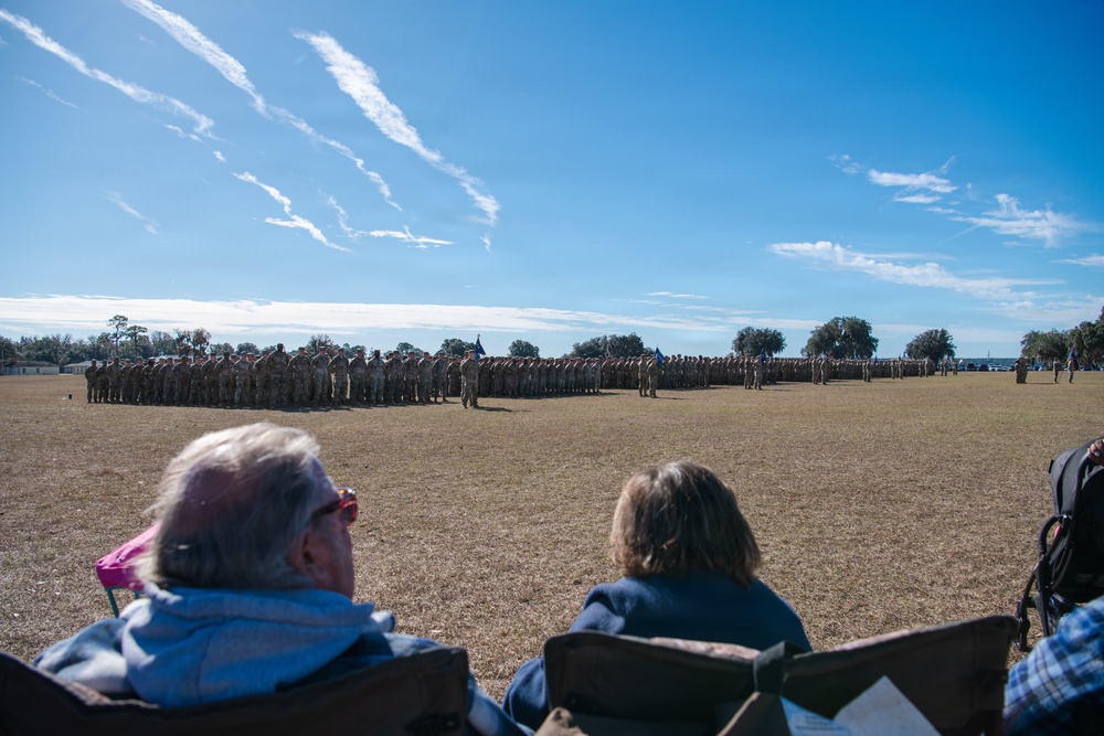 Departure Ceremony 2nd Battalion, 124th Infantry Regiment