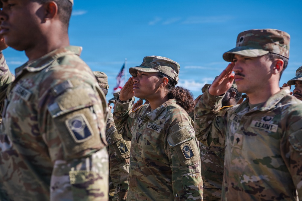 Departure Ceremony 2nd Battalion, 124th Infantry Regiment