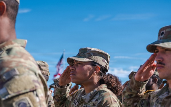 Departure Ceremony 2nd Battalion, 124th Infantry Regiment