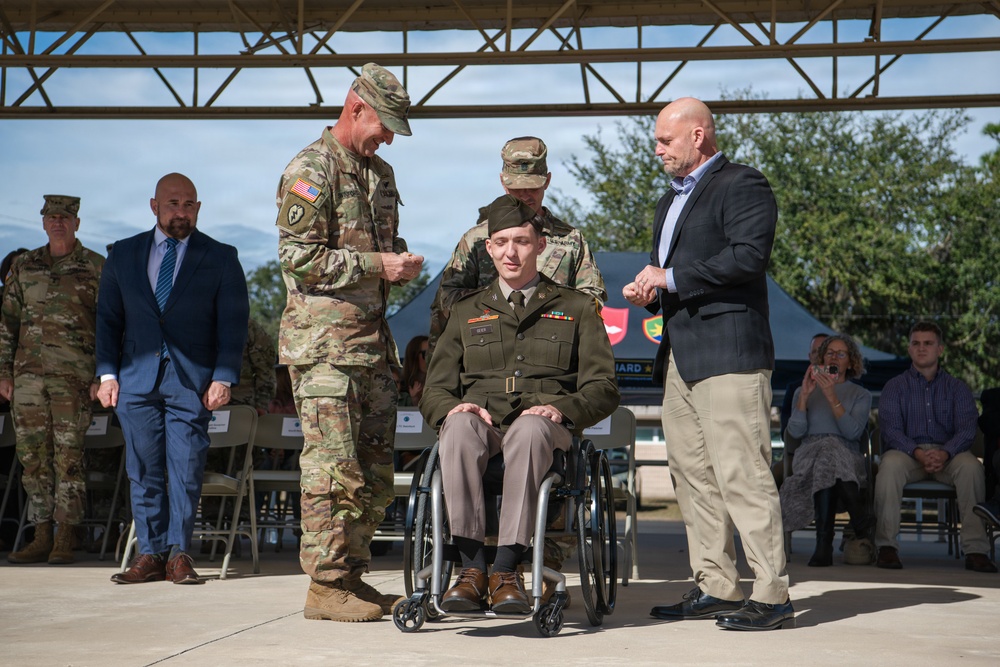 Departure Ceremony 2nd Battalion, 124th Infantry Regiment