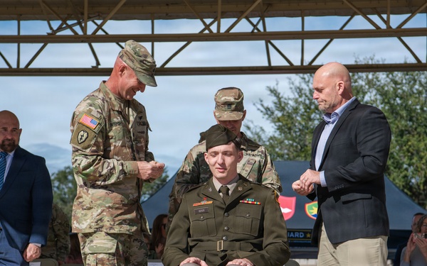 Departure Ceremony 2nd Battalion, 124th Infantry Regiment