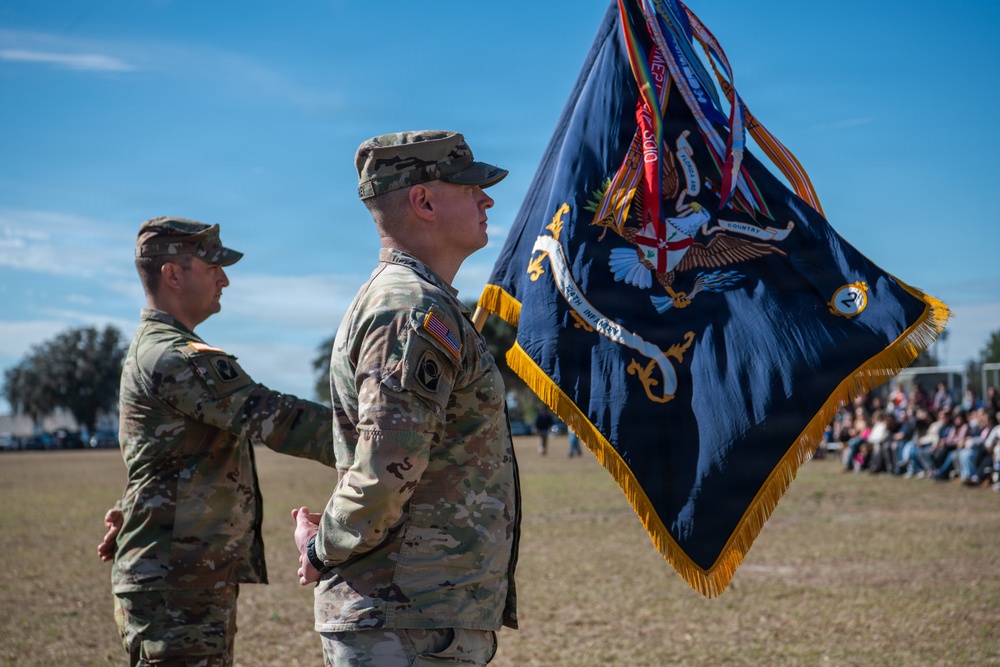 Departure Ceremony 2nd Battalion, 124th Infantry Regiment