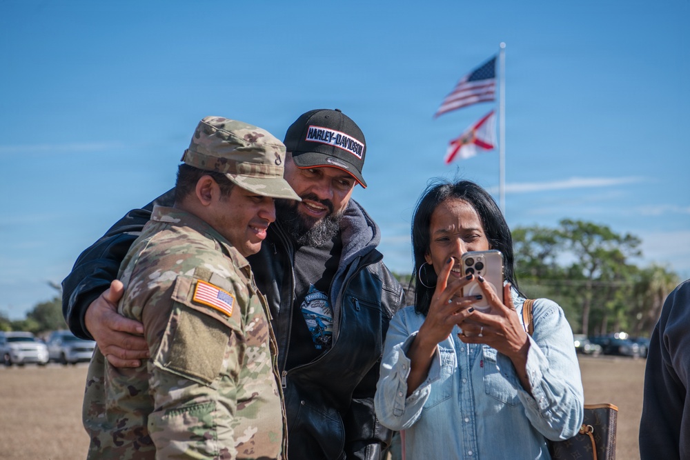 Departure Ceremony 2nd Battalion, 124th Infantry Regiment