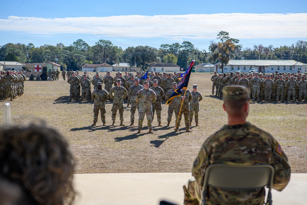 Departure Ceremony 2nd Battalion, 124th Infantry Regiment