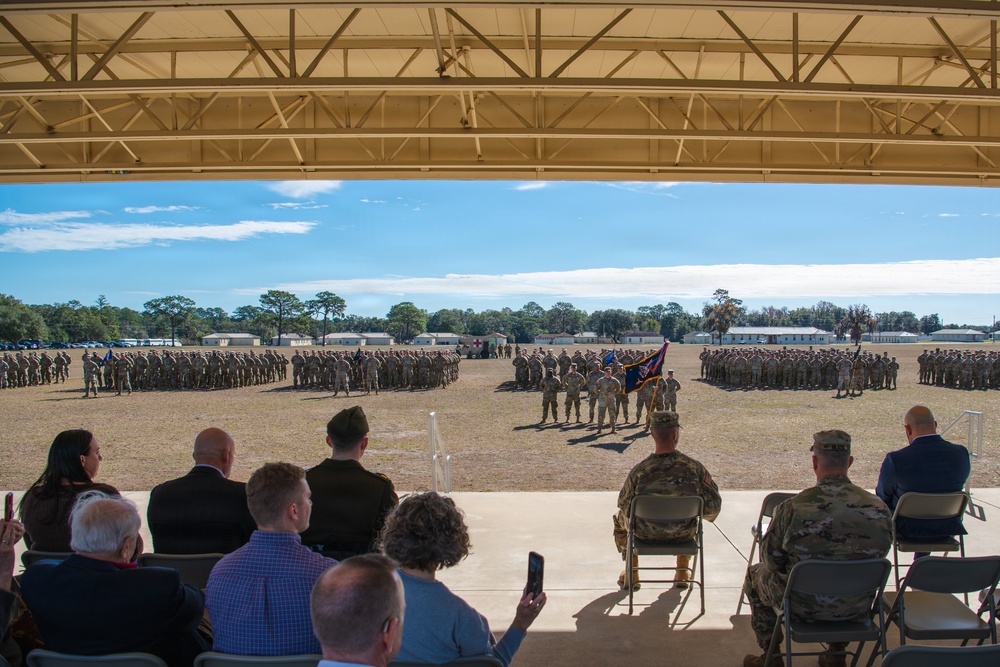 Departure Ceremony 2nd Battalion, 124th Infantry Regiment