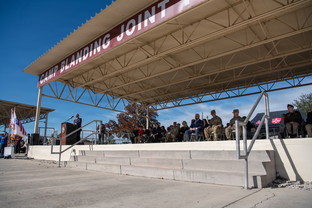 Departure Ceremony 2nd Battalion, 124th Infantry Regiment