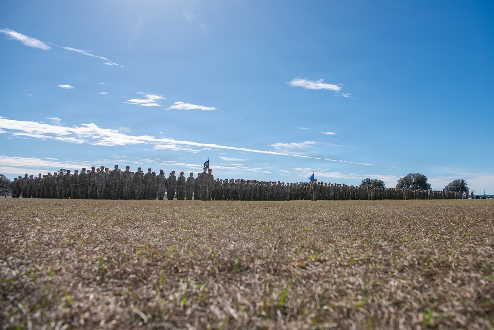 Departure Ceremony 2nd Battalion, 124th Infantry Regiment