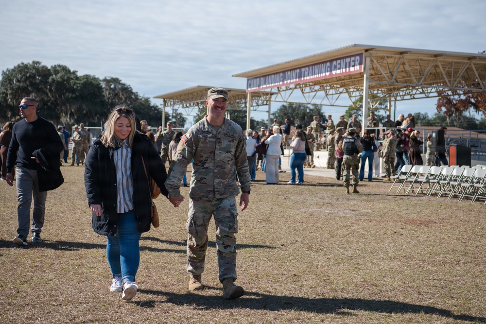 Departure Ceremony 2nd Battalion, 124th Infantry Regiment