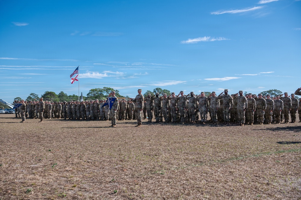 Departure Ceremony 2nd Battalion, 124th Infantry Regiment