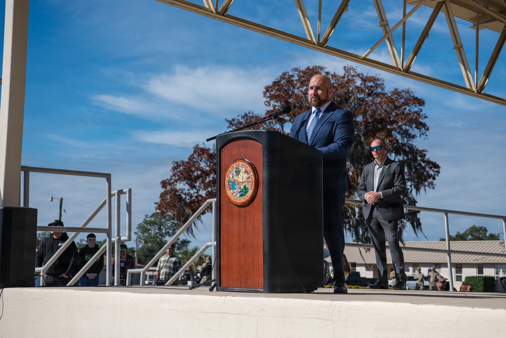 Departure Ceremony 2nd Battalion, 124th Infantry Regiment