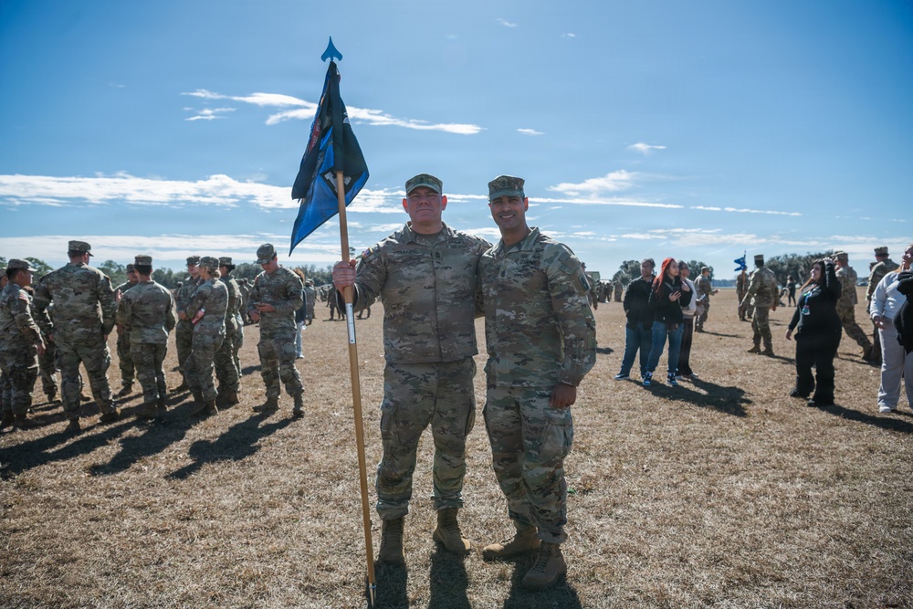 Departure Ceremony 2nd Battalion, 124th Infantry Regiment