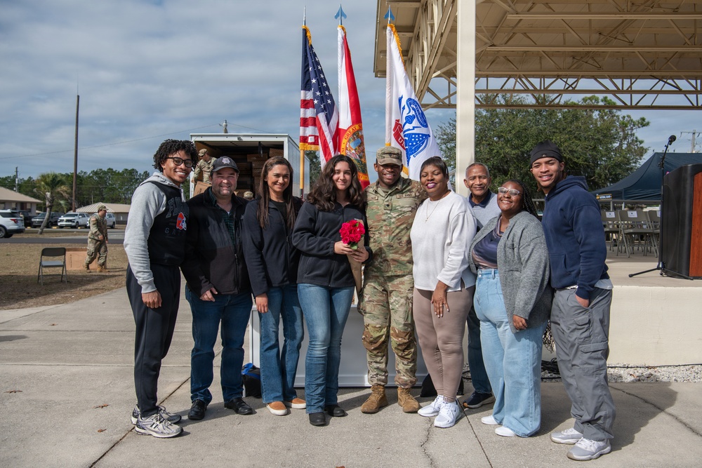 Departure Ceremony 2nd Battalion, 124th Infantry Regiment