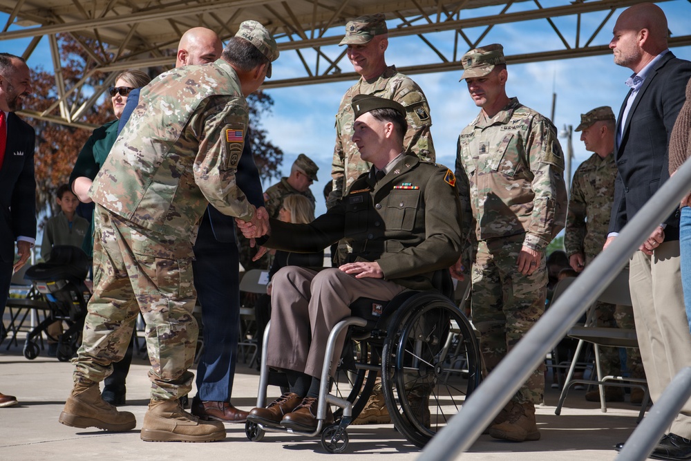 Departure Ceremony 2nd Battalion, 124th Infantry Regiment