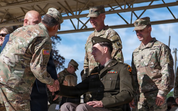 Departure Ceremony 2nd Battalion, 124th Infantry Regiment