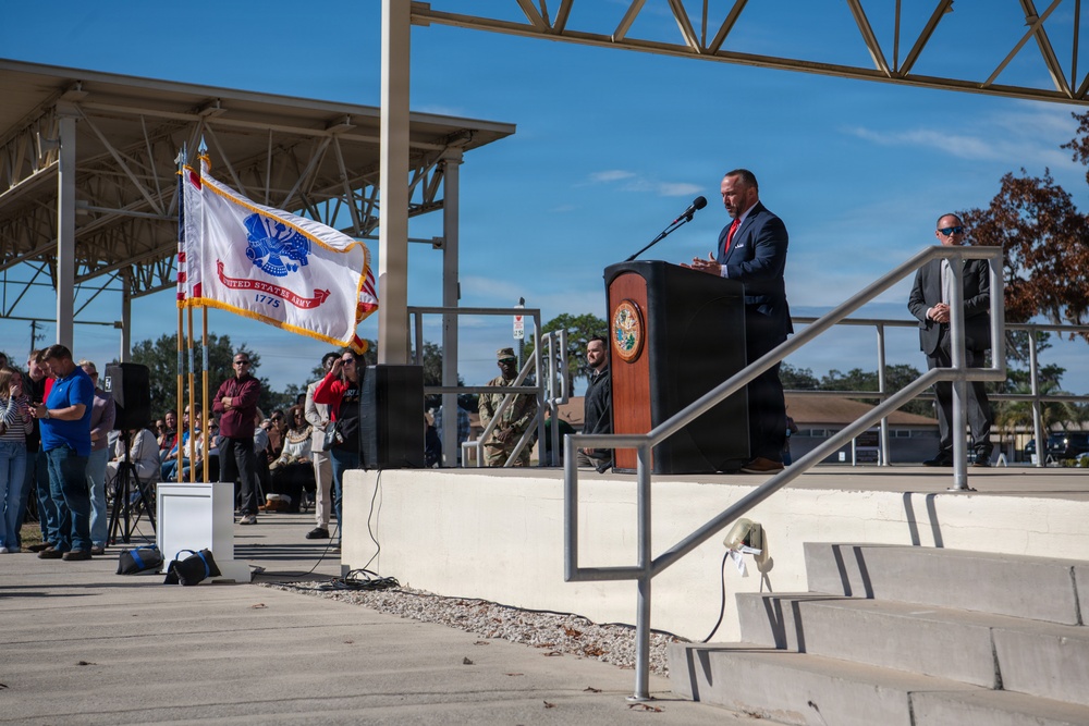 Departure Ceremony 2nd Battalion, 124th Infantry Regiment