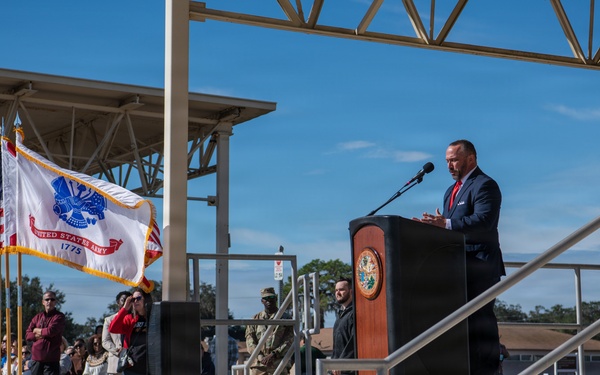 Departure Ceremony 2nd Battalion, 124th Infantry Regiment
