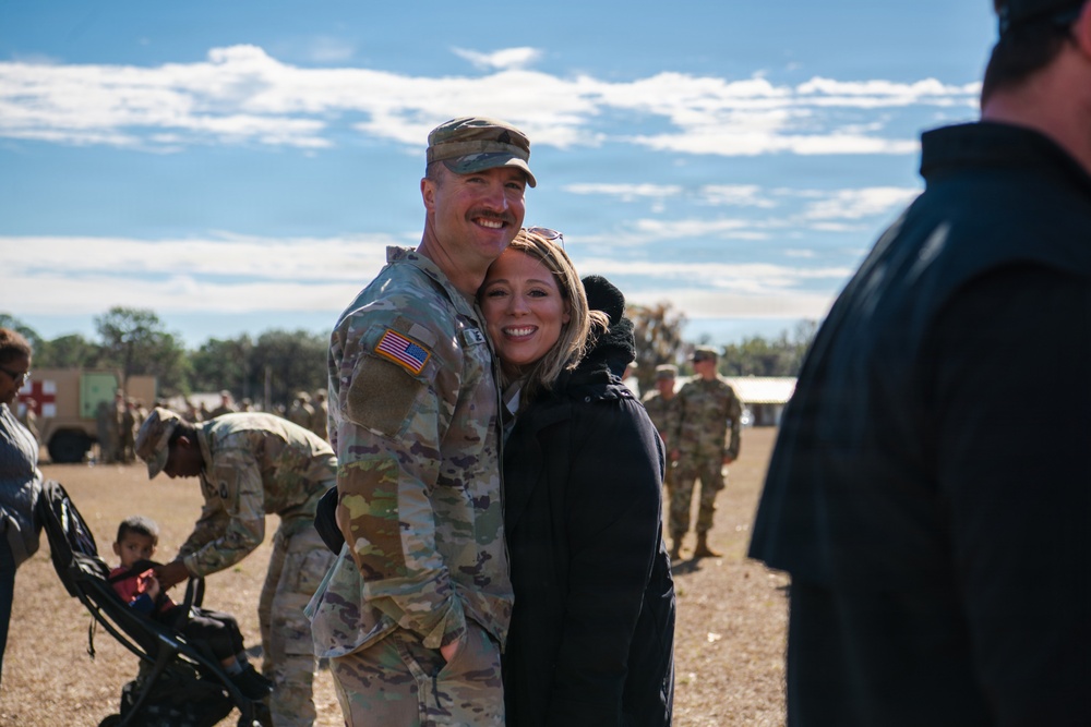 Departure Ceremony 2nd Battalion, 124th Infantry Regiment