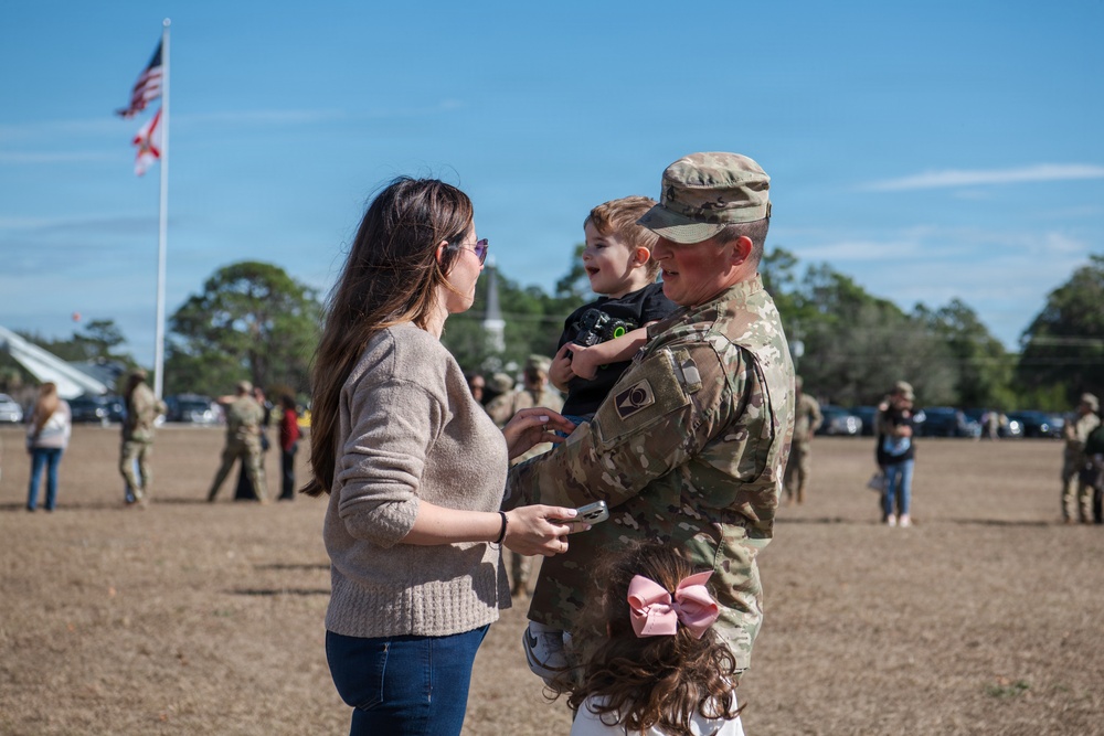 Departure Ceremony 2nd Battalion, 124th Infantry Regiment