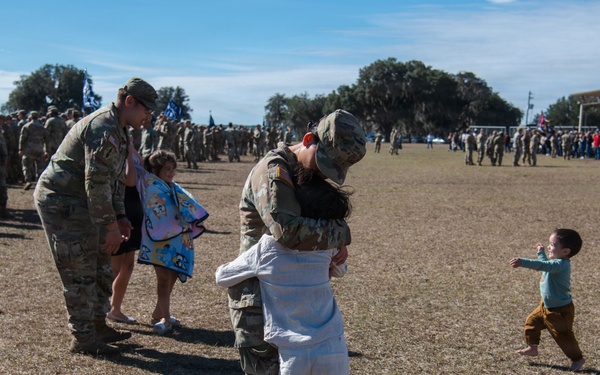 Departure Ceremony 2nd Battalion, 124th Infantry Regiment