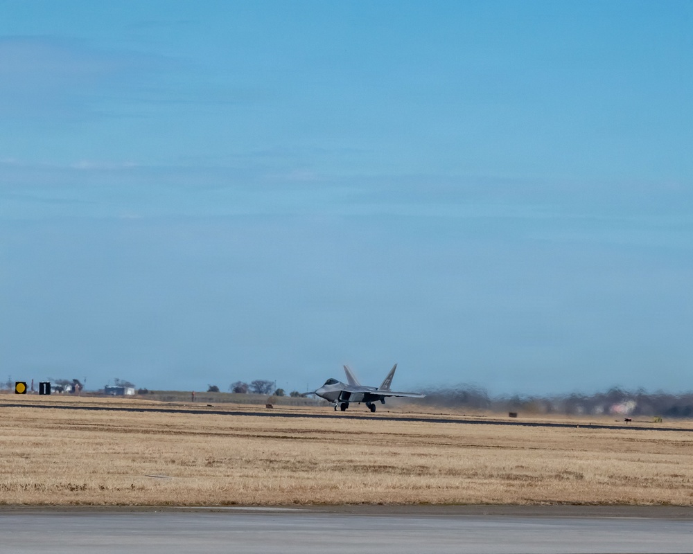 2026 F-22 flyover for Virginia Gov. inauguration