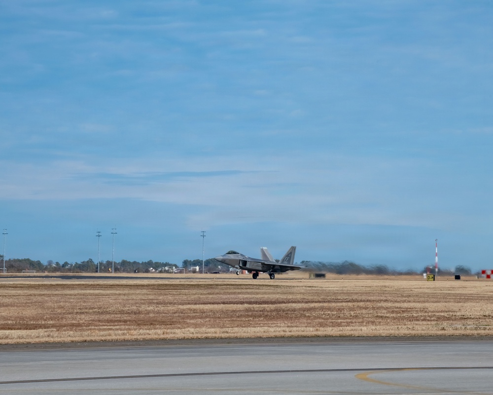 2026 F-22 flyover for Virginia Gov. inauguration