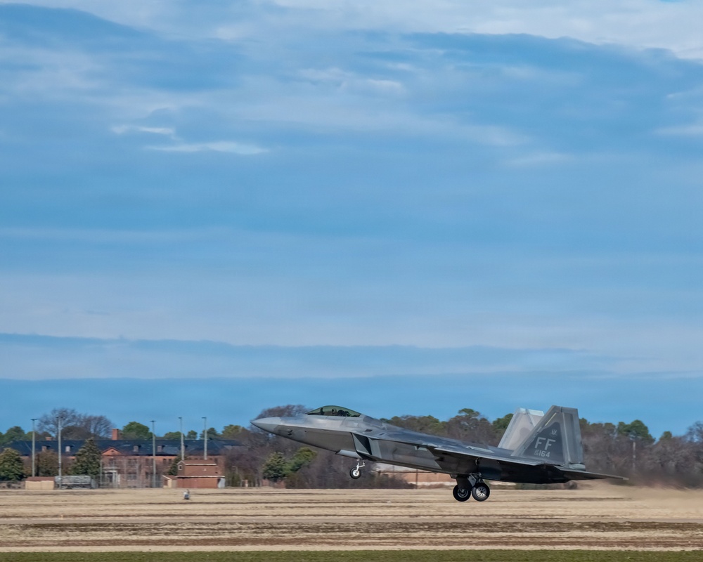 2026 F-22 flyover for Virginia Gov. inauguration