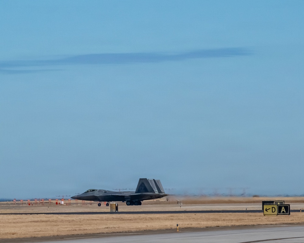 2026 F-22 flyover for Virginia Gov. inauguration