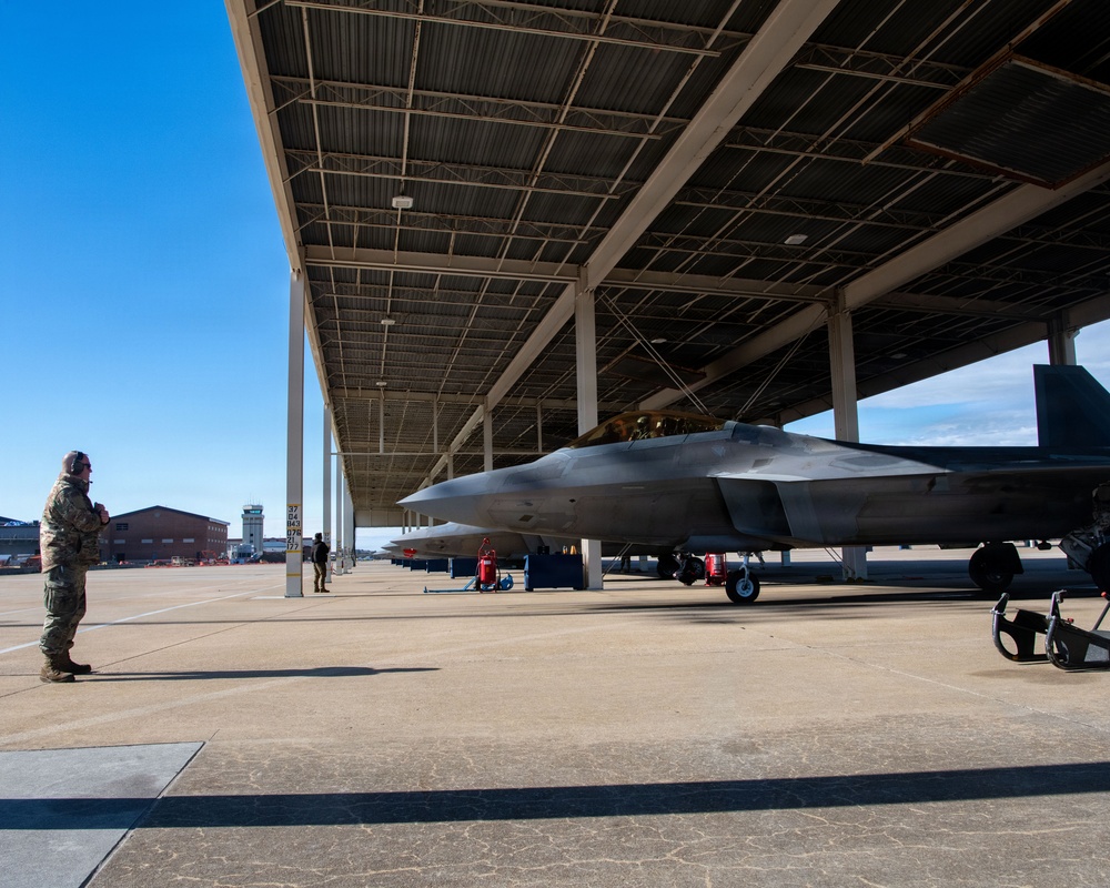 2026 F-22 flyover for Virginia Gov. inauguration
