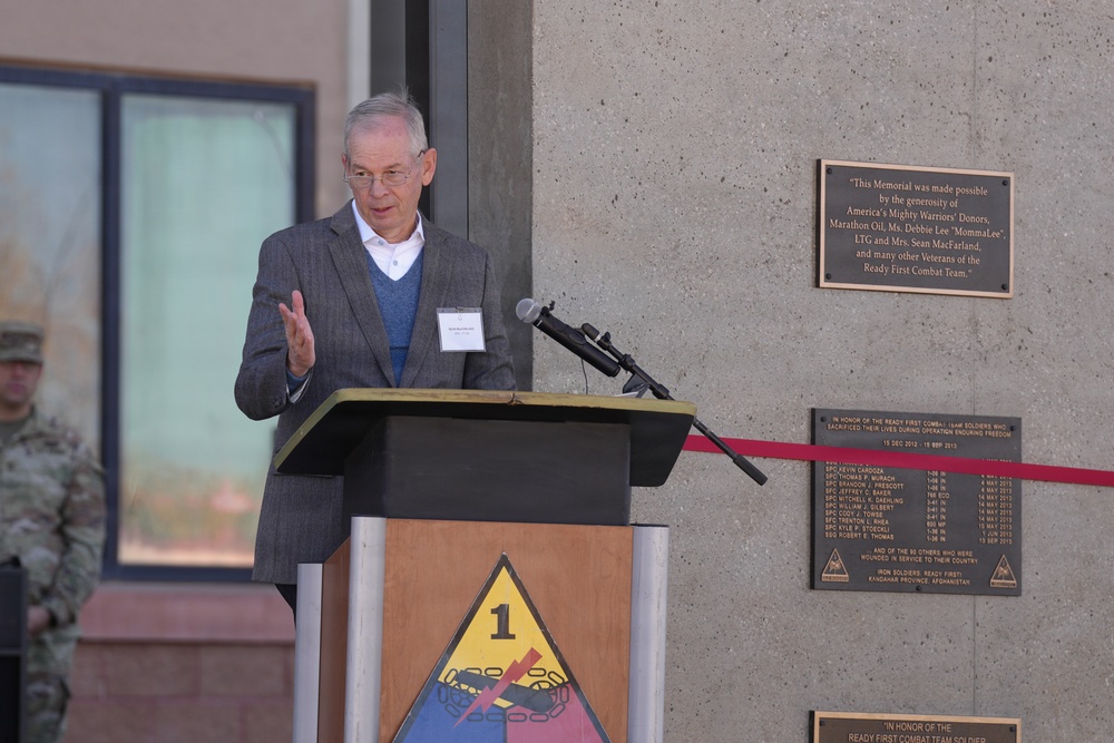 Former commander addresses "Ready First" soldiers