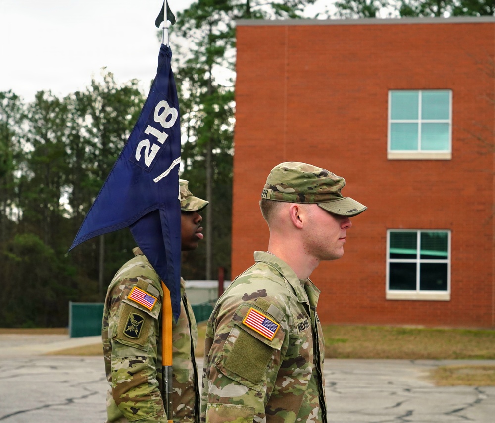 Basic Leader Course student assumes role as class first sergeant