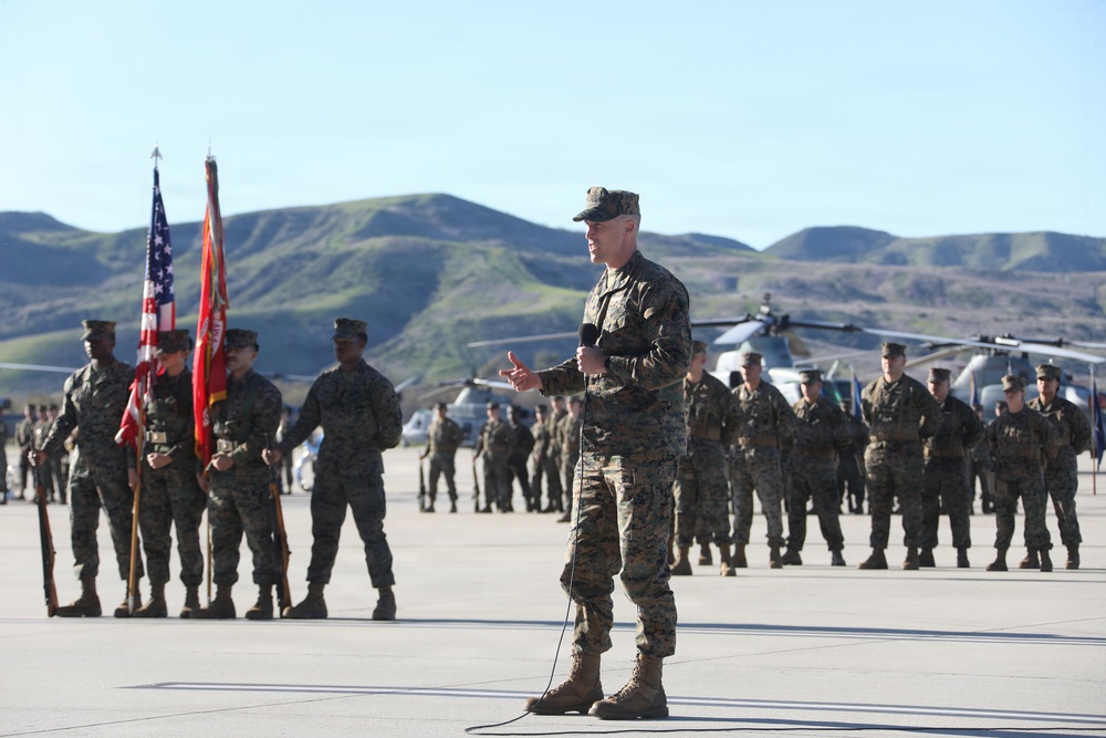 HMLA-169 Change of Command