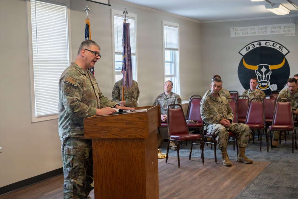 934th MSG Chang of Command