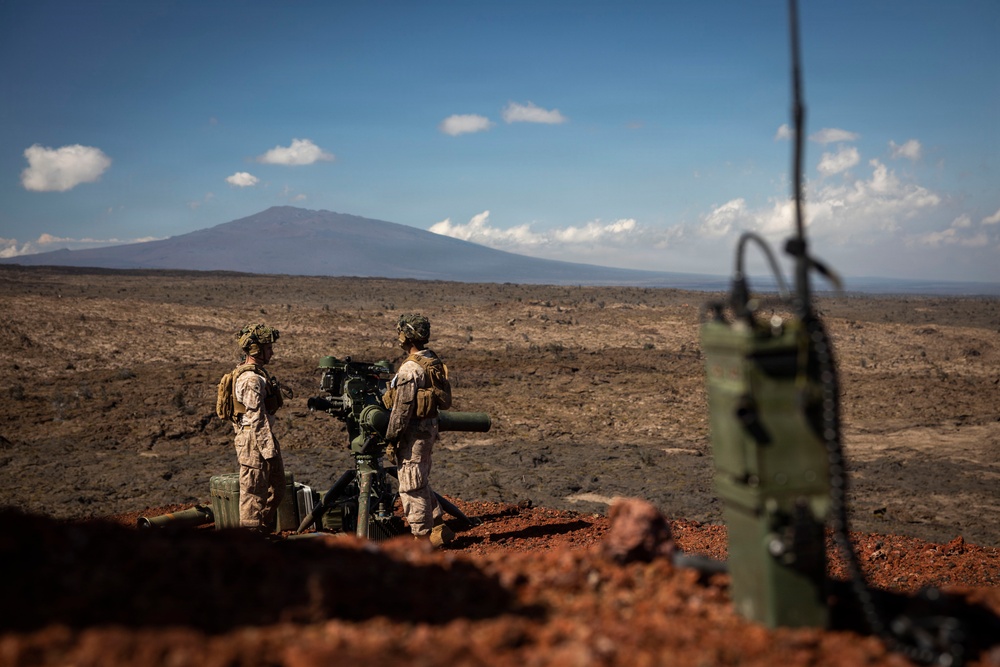 3rd LCT fires heavy weapons at Pohakuloa Training Area