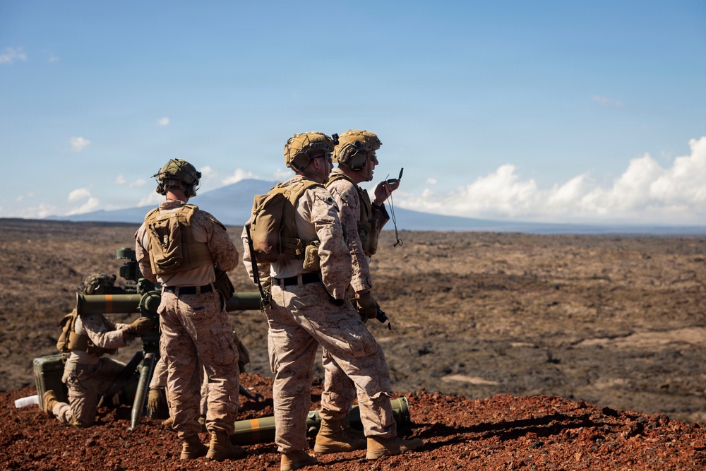 3rd LCT fires heavy weapons at Pohakuloa Training Area