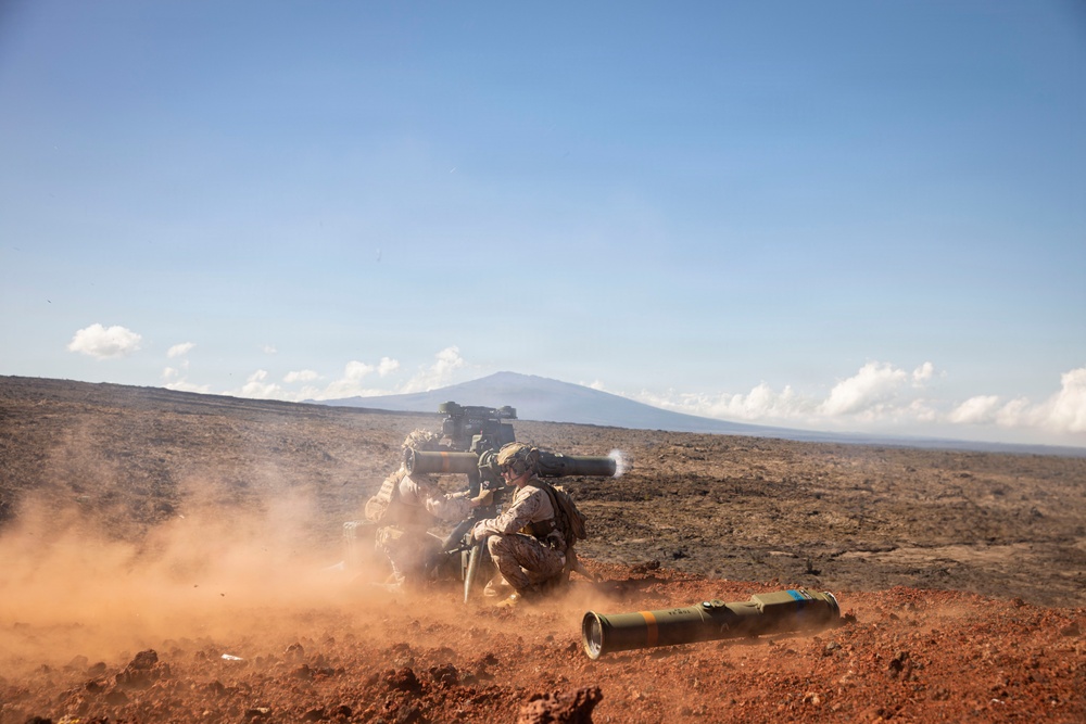3rd LCT fires heavy weapons at Pohakuloa Training Area