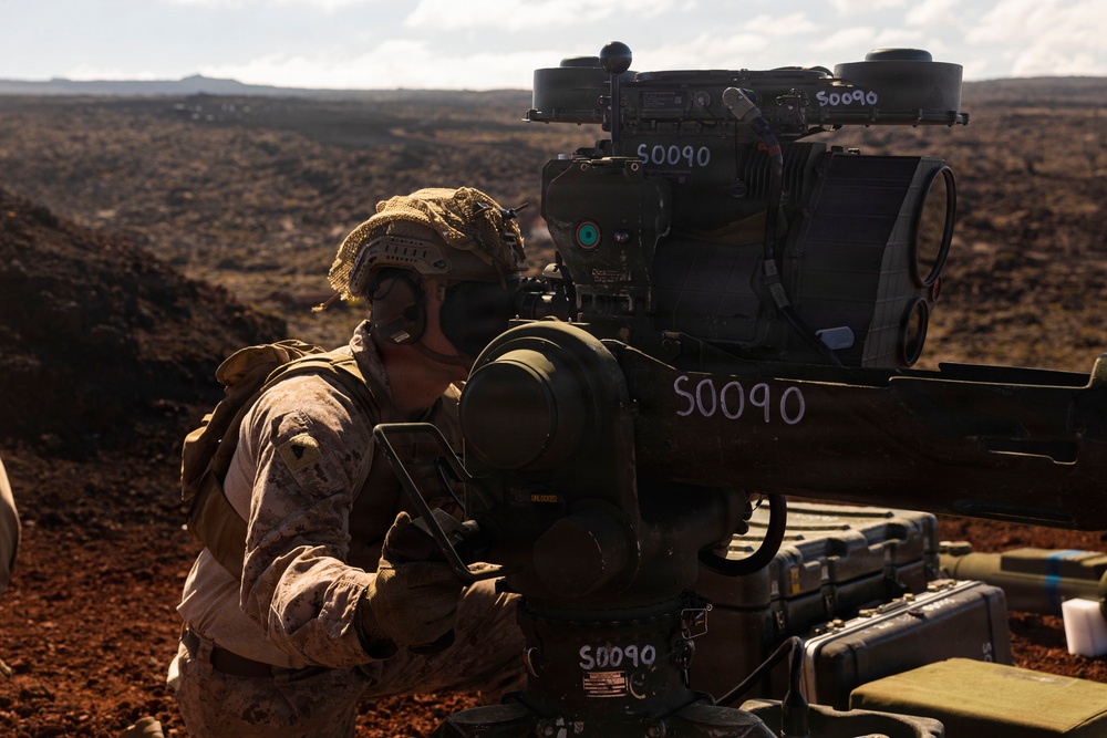 3rd LCT fires heavy weapons at Pohakuloa Training Area