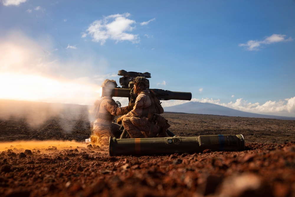 3rd LCT fires heavy weapons at Pohakuloa Training Area