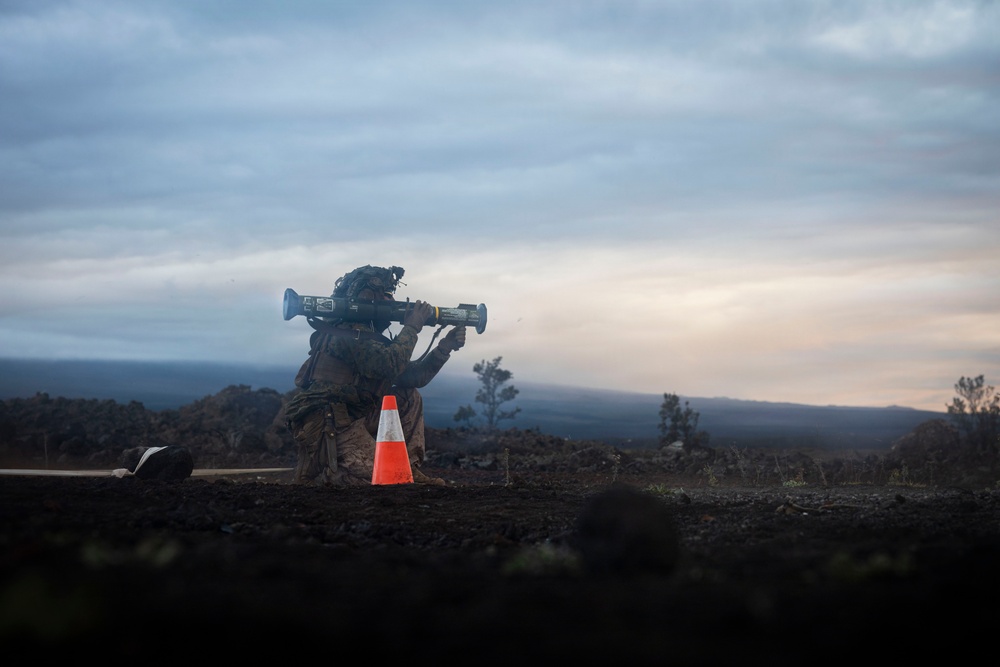 3rd LCT fires heavy weapons at Pohakuloa Training Area
